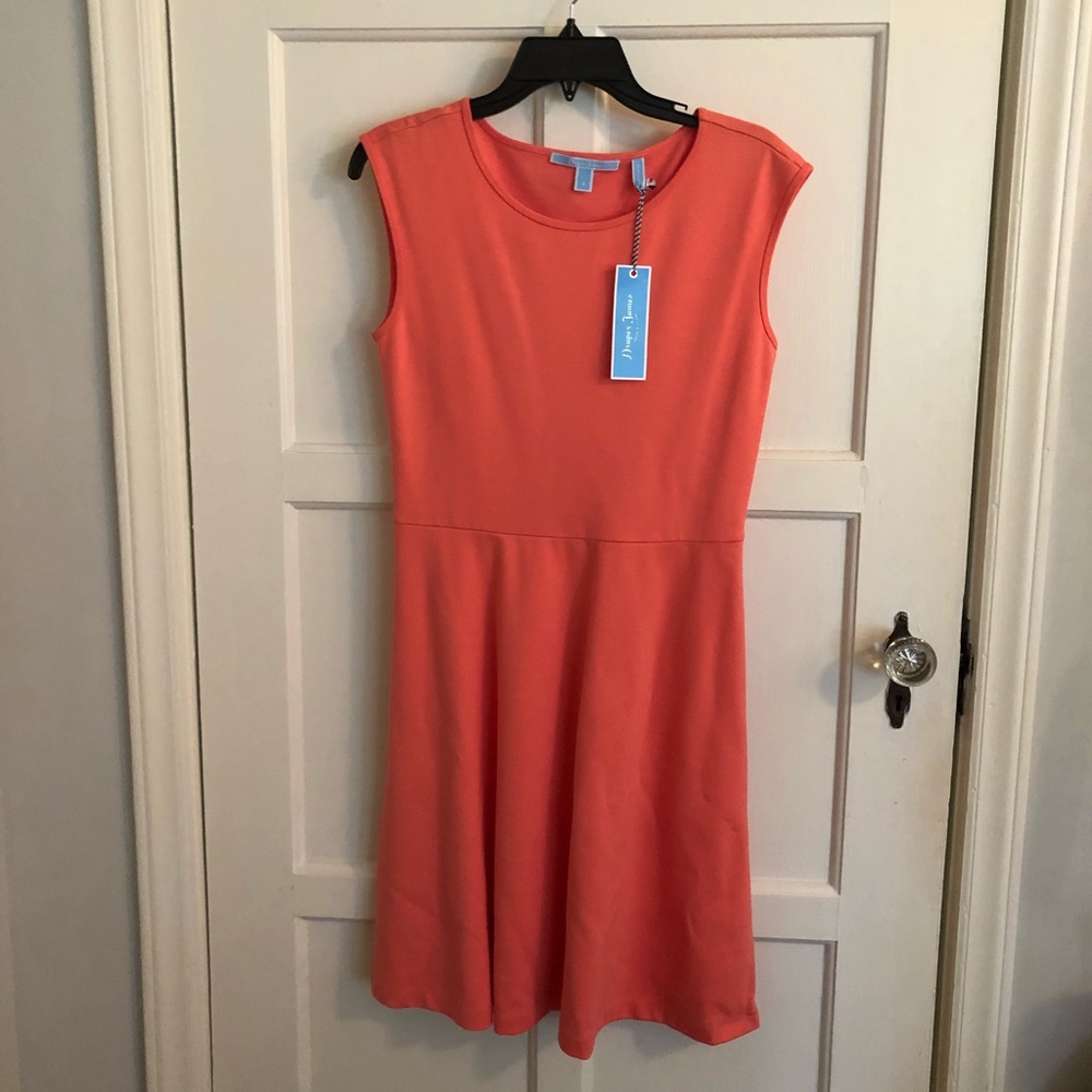 Draper James Ponte Sheath Dress Coral size S